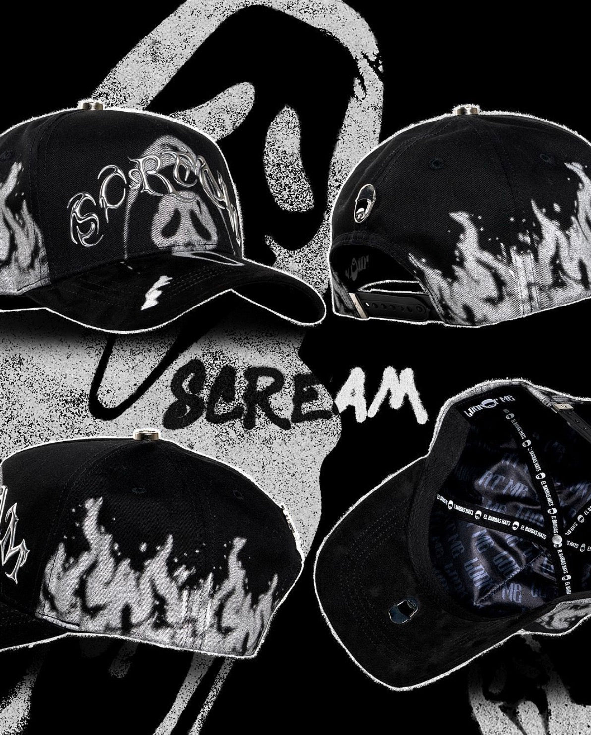 Barbas Hats "SCREAM"